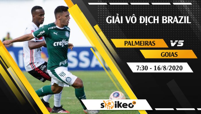 Soi kèo Palmeiras vs Goias vào 7h30 ngày 16/8/2020