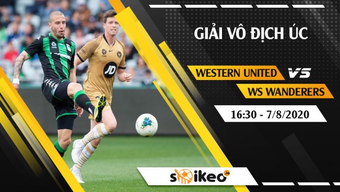 Soi kèo Western United vs WS Wanderers vào 16h30 ngày 7/8/2020