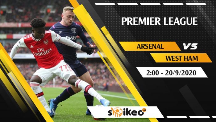 Soi kèo Arsenal vs West Ham vào 2h ngày 20/9/2020