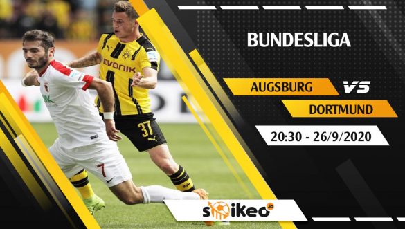 Soi kèo Augsburg vs Dortmund vào 20h30 ngày 26/9/2020