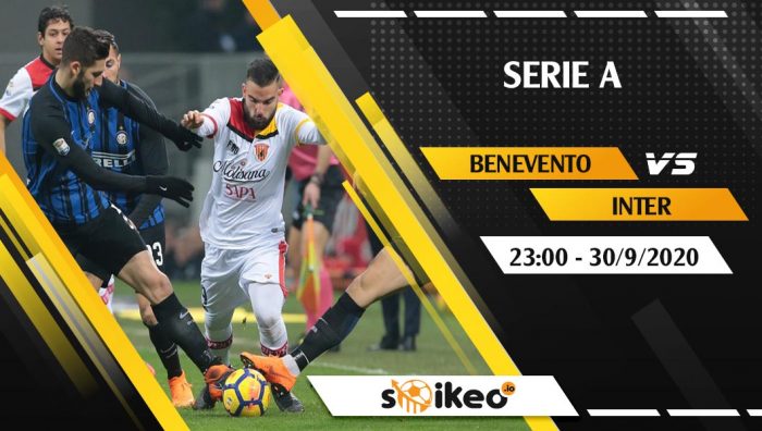 Soi kèo Benevento vs Inter vào 23h ngày 30/9/2020