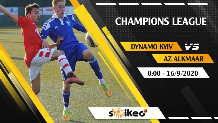 Soi kèo Dynamo Kyiv vs AZ Alkmaar vào 0h ngày 16/9/2020