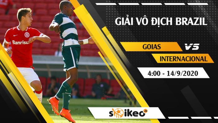 Soi kèo Goias vs Internacional vào 4h ngày 14/9/2020