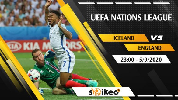 Soi kèo Iceland vs England vào 23h ngày 5/9/2020