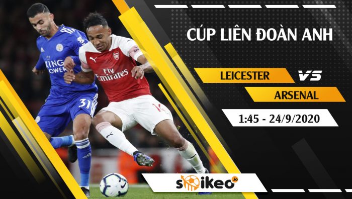 Soi kèo Leicester vs Arsenal vào 1h45 ngày 24/9/2020