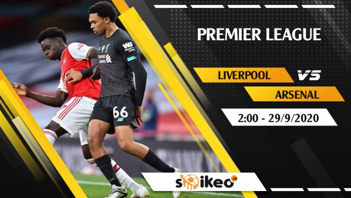 Soi kèo Liverpool vs Arsenal vào 2h ngày 29/9/2020
