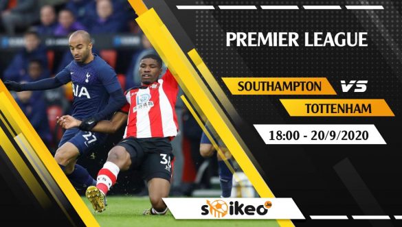 Soi kèo Southampton vs Tottenham vào 18h ngày 20/9/2020