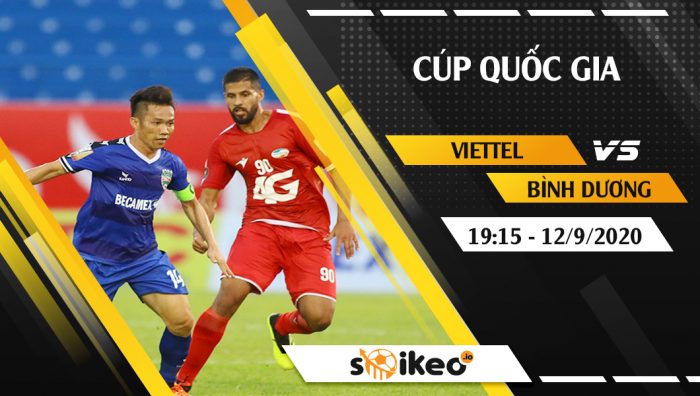 Soi kèo Viettel vs Becamex Bình Dương vào 19h15 ngày 12/9/2020