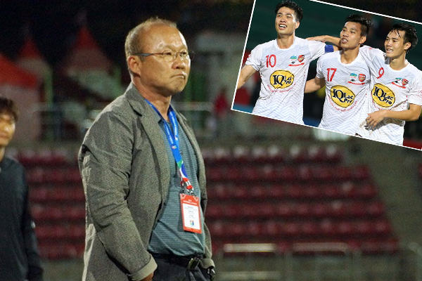 Thầy Park đang ngày càng thu hẹp đất diễn của cầu thủ HAGL