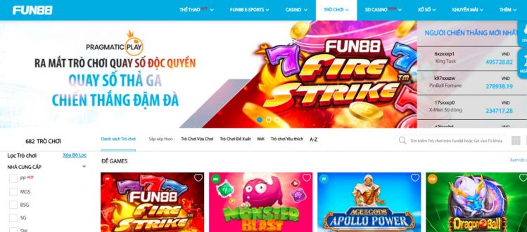 Chơi Slot Game  Casino Quay Số Online cùng Fun88