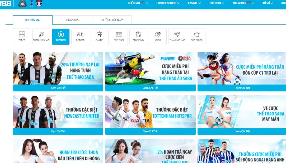 [HOT] Tổng hợp Khuyến mãi HOT tháng 12 tại Fun88 !