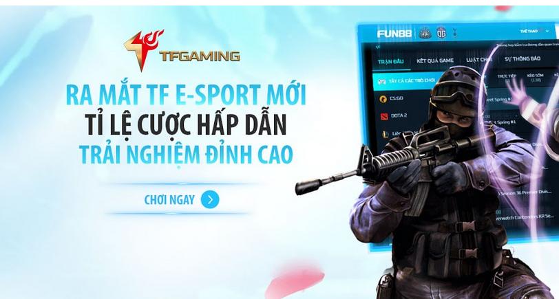 [HOT] FUN88 RA MẮT TF E-SPORT MỚI! CƯỢC LIÊN QUÂN, MOBILE LEGEND THẢ GA, TỈ LỆ CƯỢC HẤP DẪN