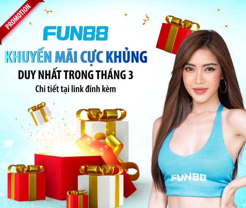 Tổng hợp các khuyến mãi Fun88 mỗi tháng nhanh nhất