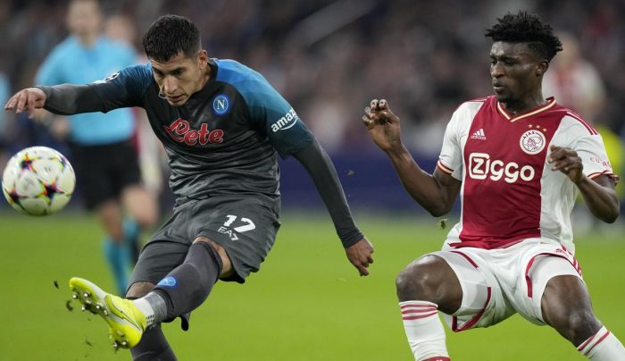 Soi kèo SSC Napoli vs AFC Ajax Amsterdam vào 23h45 ngày 12/10/2022