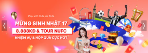 Fun88 Mừng Sinh Nhật 17 Tuổi – Thưởng Cực Khủng
